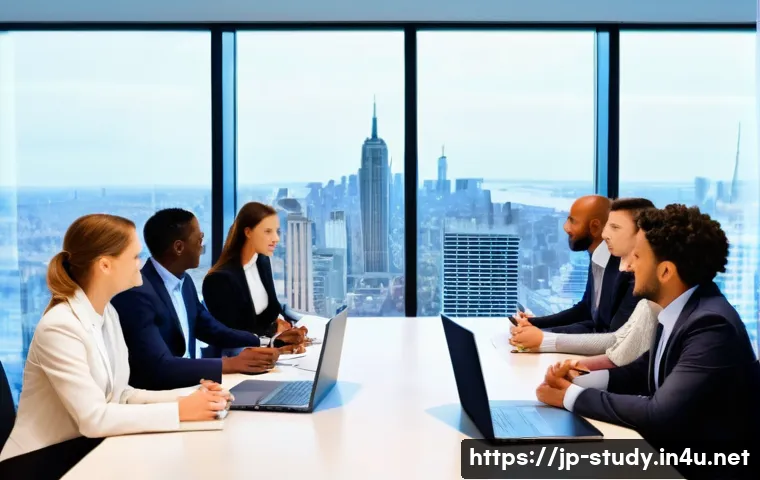 해외연수코디네이터 수출입 관련 지식 - A vibrant, diverse group of young professionals (men and women, all wearing smart casual business at...