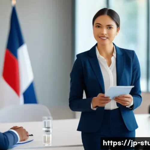 해외연수코디네이터 경력 관리 방법 - A professional overseas training coordinator engaged in a multicultural communication workshop, wear...